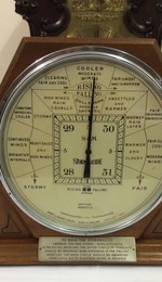 Large 12 inch dial Anaroid barometer